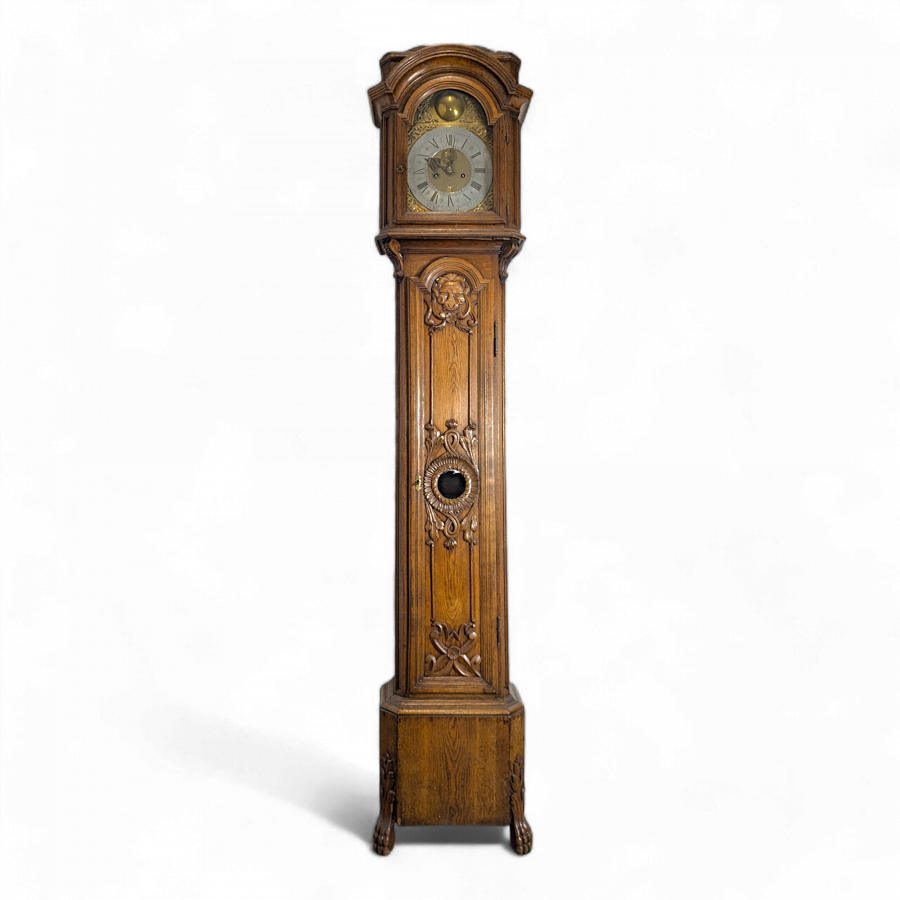 Horloge belge comtoise de parquet de malines