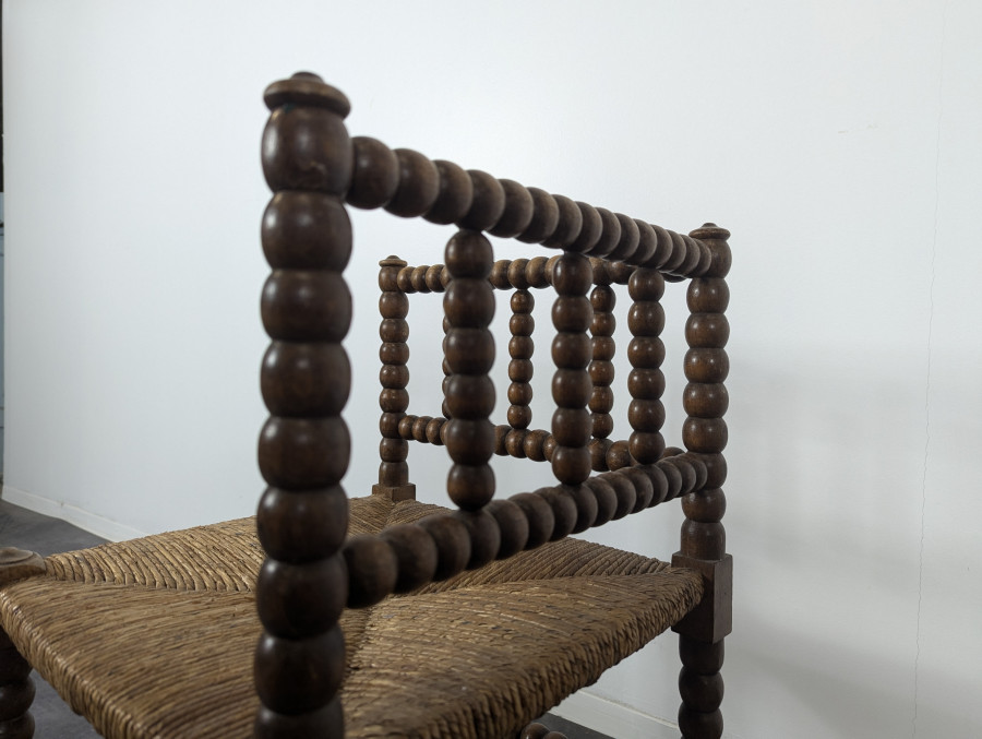 Fauteuil de coin brutaliste