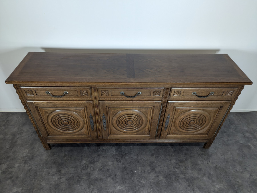 Enfilade DLG de Dudouyt en Chêne années 40