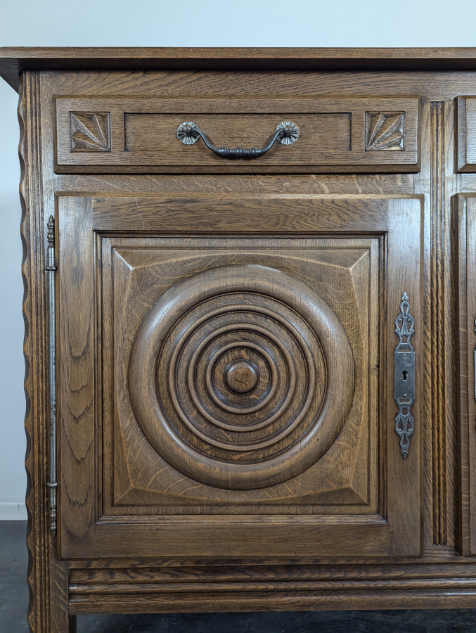 Enfilade DLG de Dudouyt en Chêne années 40