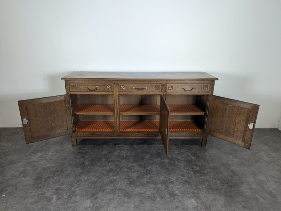 Enfilade DLG de Dudouyt en Chêne années 40