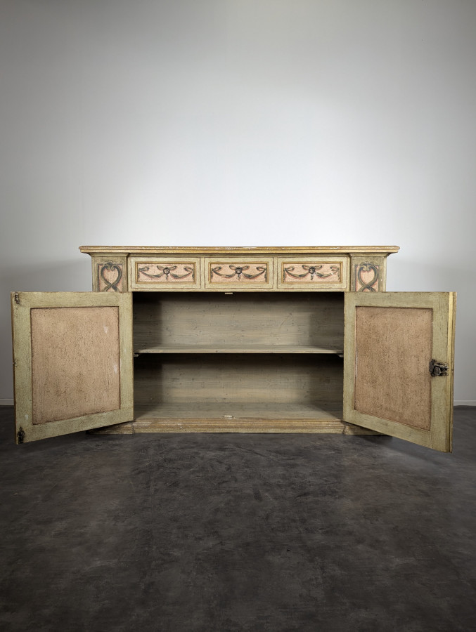Buffet Venitien peint à la main de style Néo-Classique