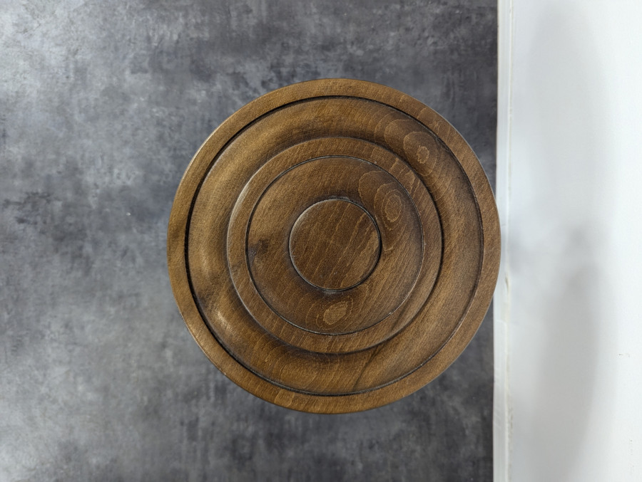 Tabouret en orme DLG Dudouyt