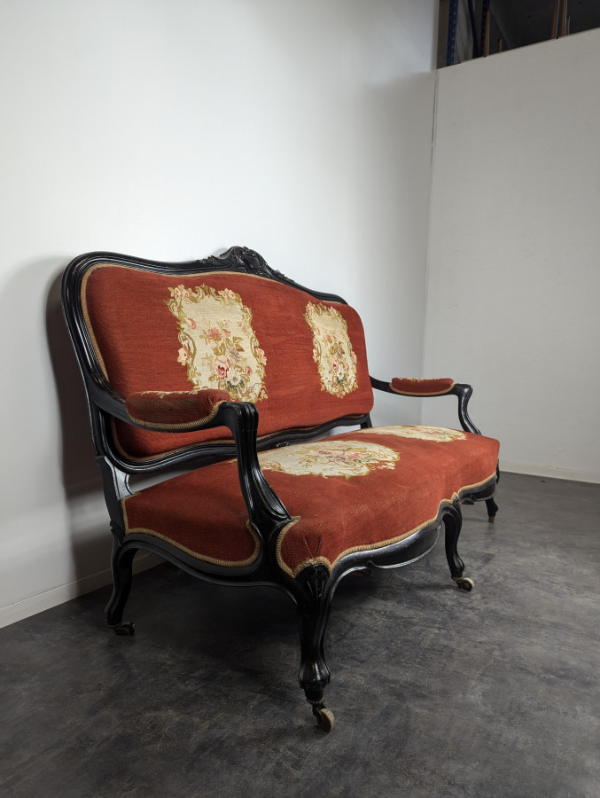 Salon en bois noici époque Napoléon III