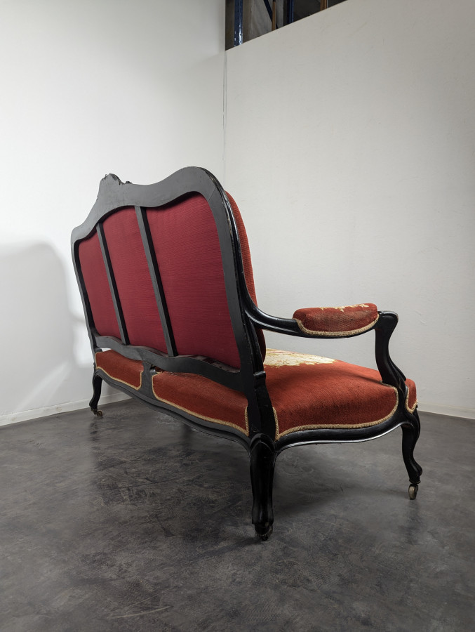 Salon en bois noici époque Napoléon III