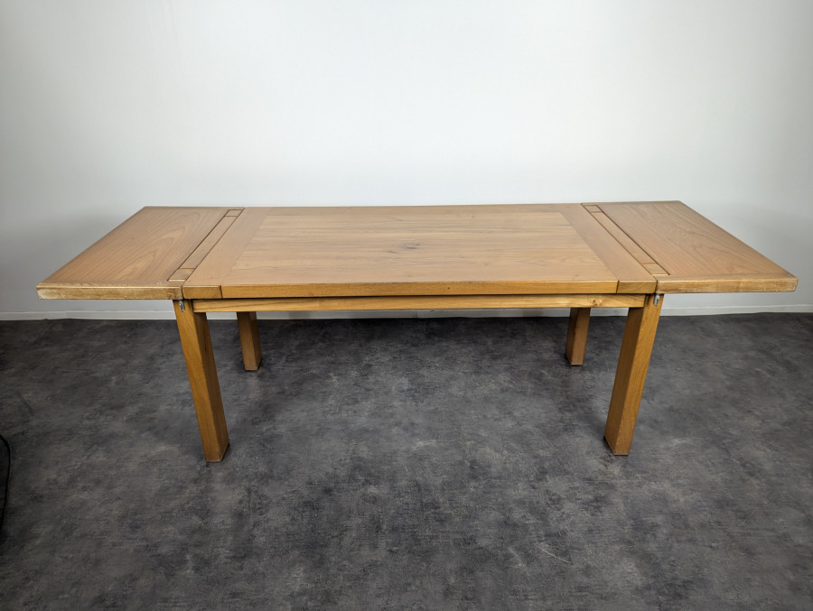 Table en Orme de la Maison Regain avec allonges