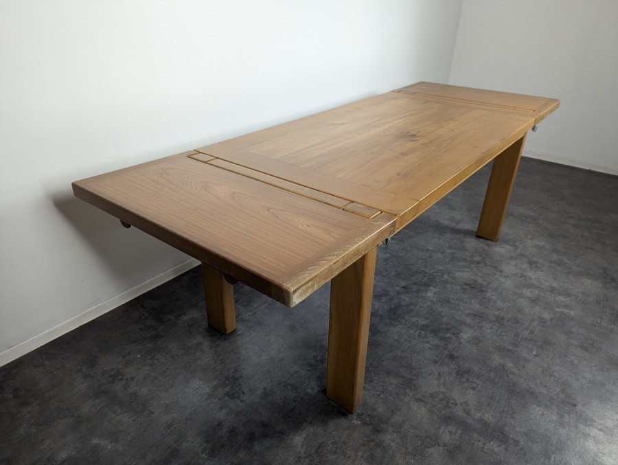 Table en Orme de la Maison Regain avec allonges