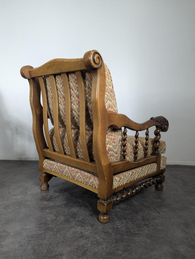 Paire de fauteuil de style Louis XIII