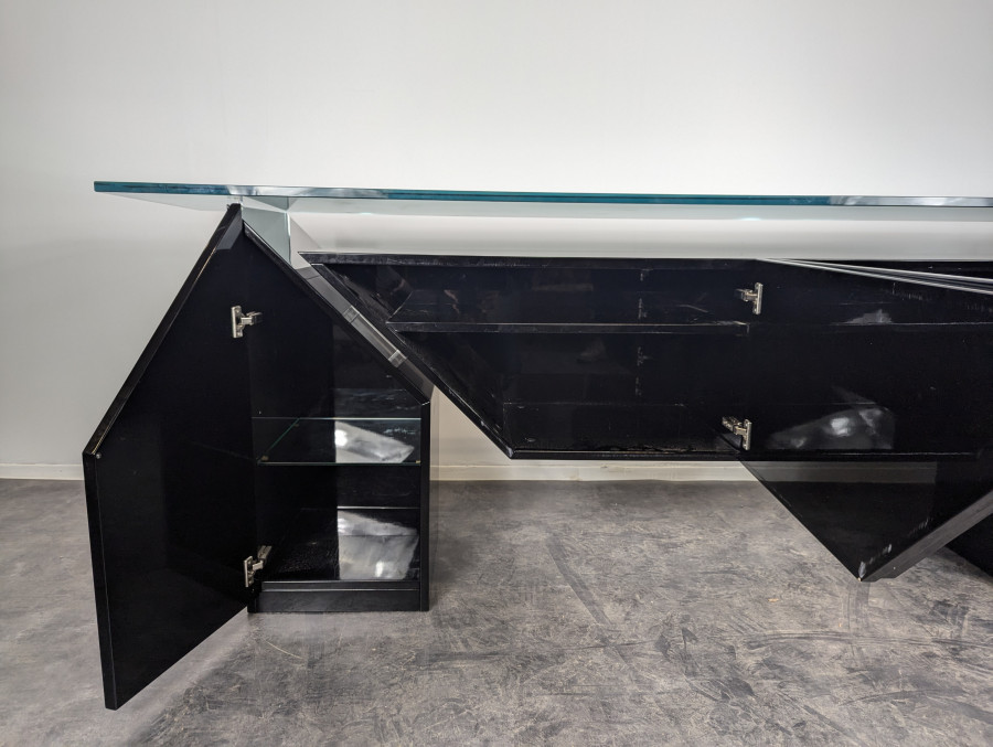 Buffet enfilade de Luigi Gorgoni pour Roche Bobois, 1980