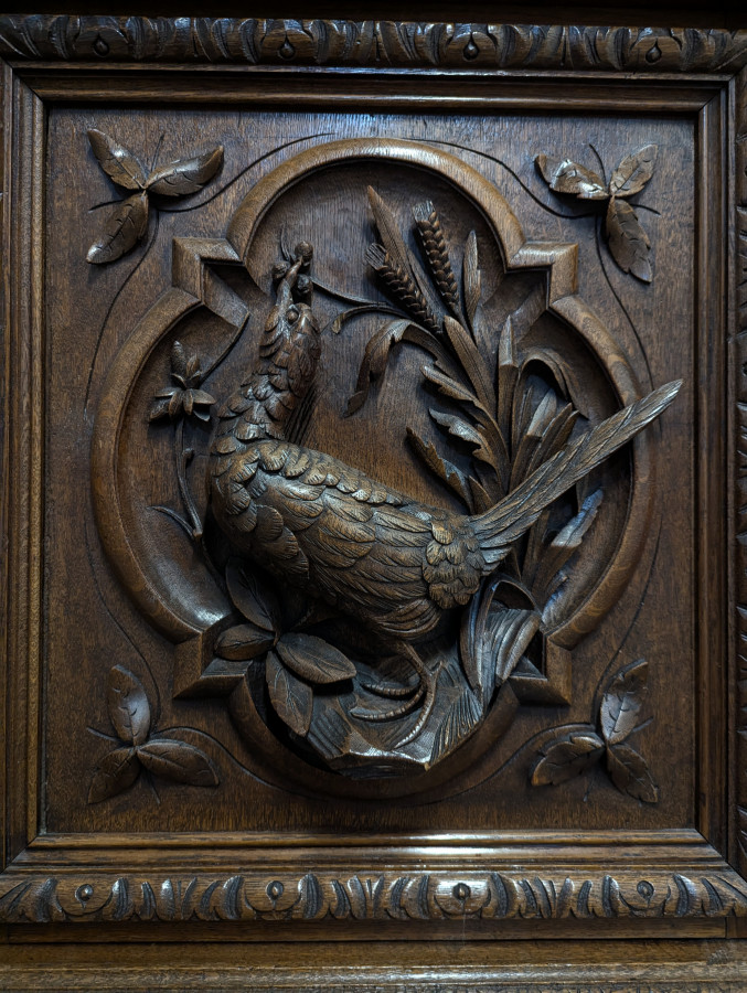 Buffet de chasse style renaissance thème chasse et pêche
