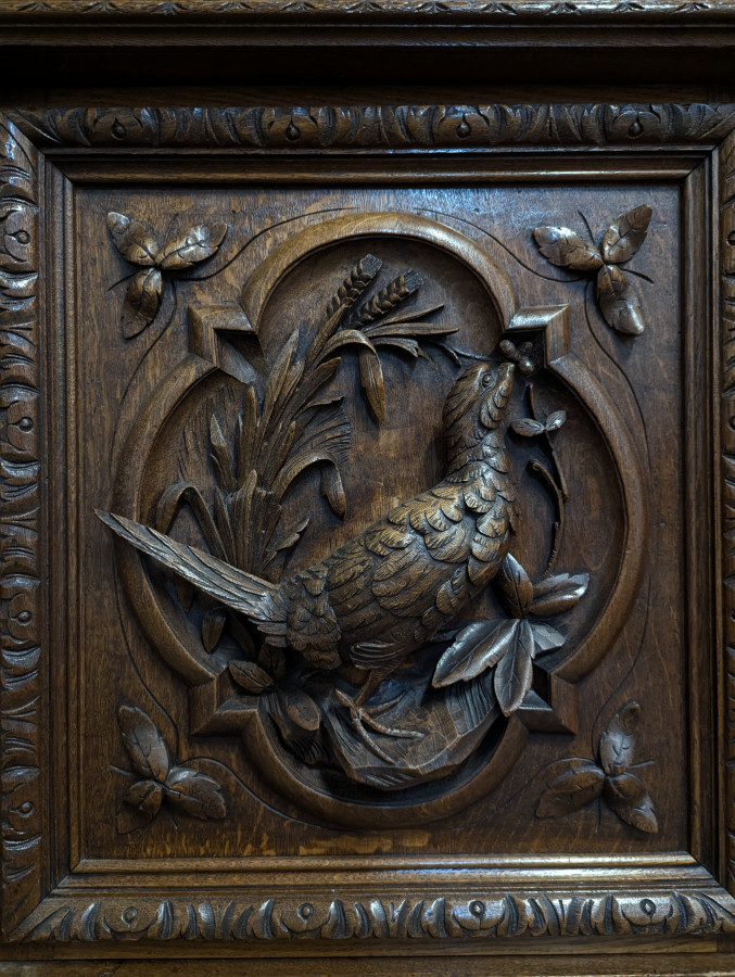 Buffet de chasse style renaissance thème chasse et pêche