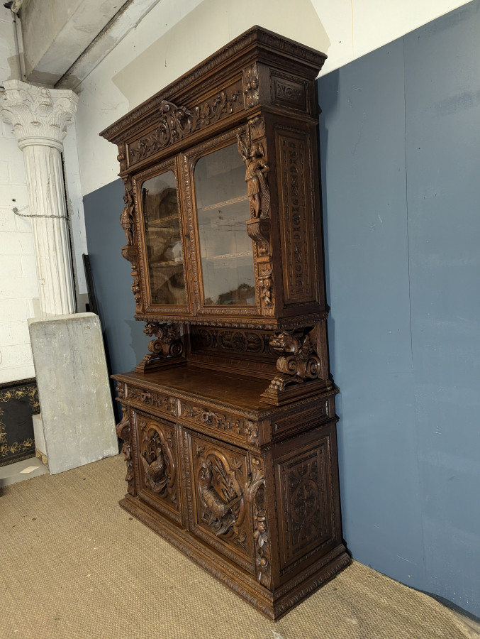 Buffet de chasse style renaissance thème chasse et pêche