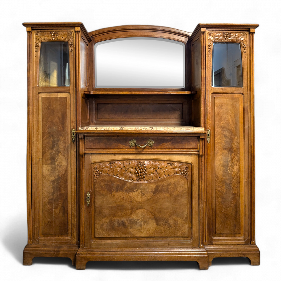 Buffet desserte art nouveau de l'école de Nancy