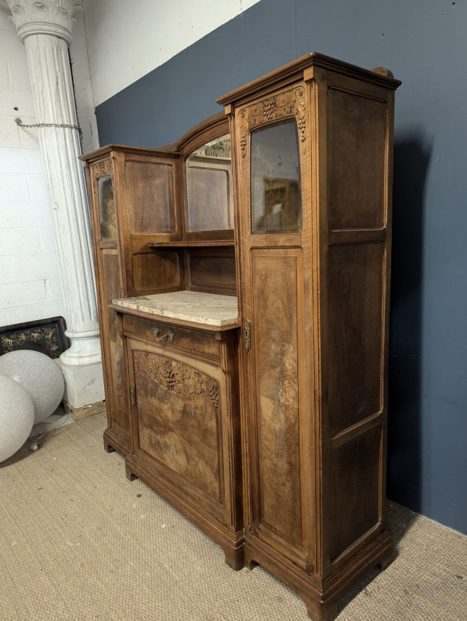 Buffet desserte art nouveau de l'école de Nancy