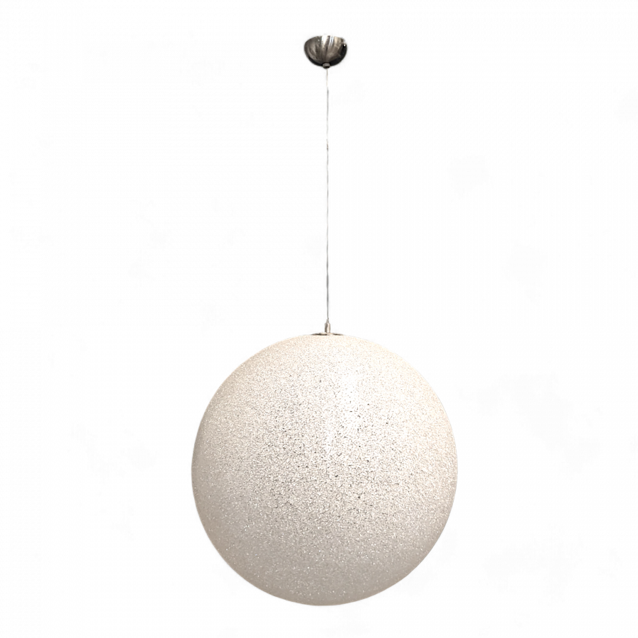 Lustre suspension sphère années 80