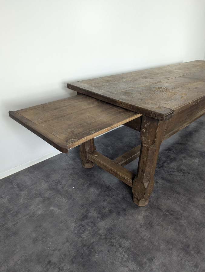 Table de ferme en chêne