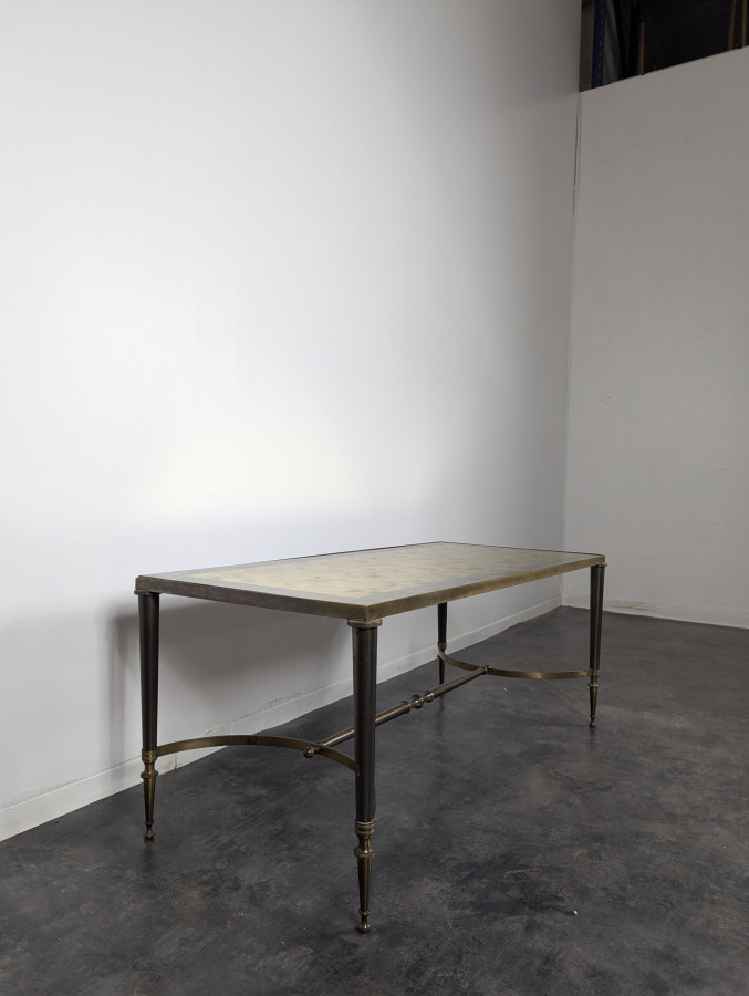Table basse en feuille d'or DLG Maison Jansen