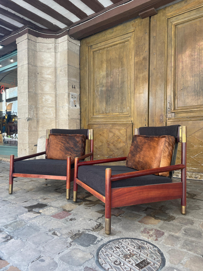 Paire de fauteuils de Carlo de Carli & Luigi Sormani