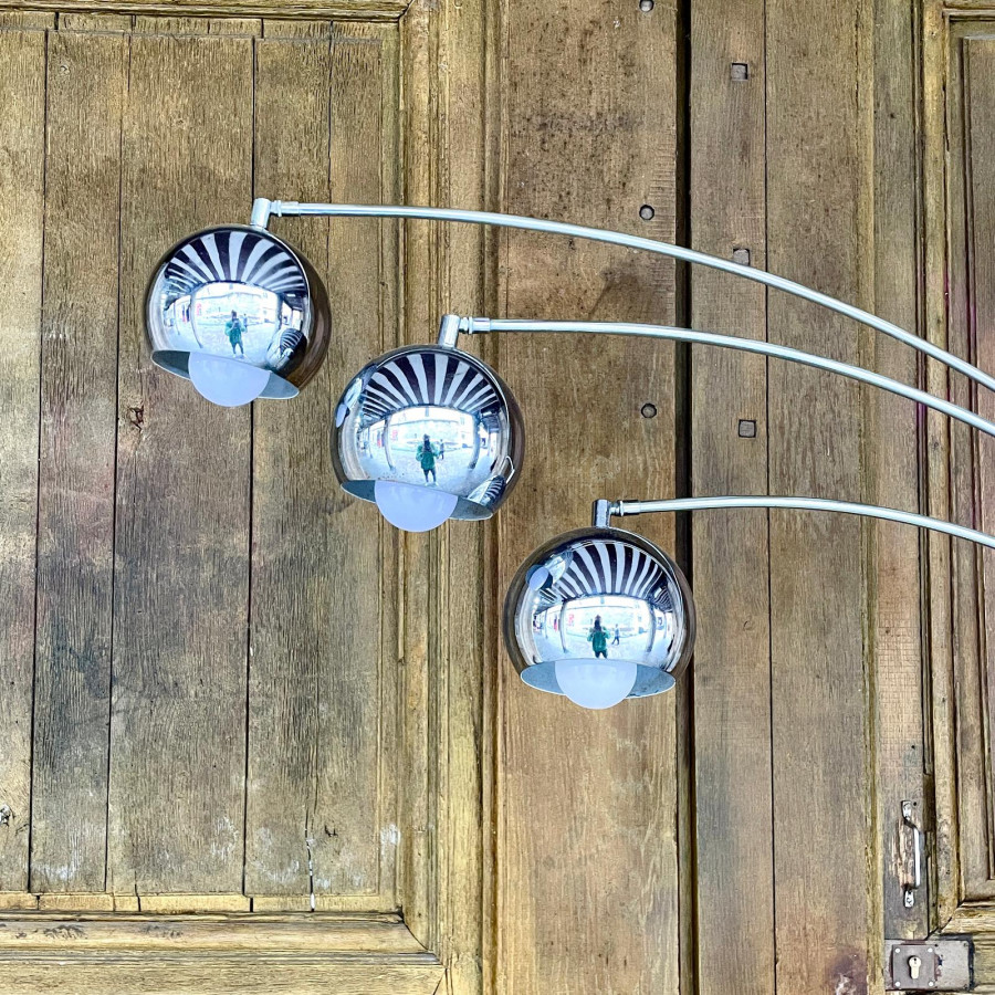 Lampadaire Muguets design Italien des années 70
