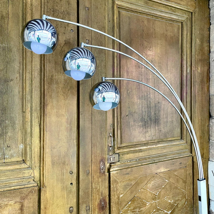 Lampadaire Muguets design Italien des années 70