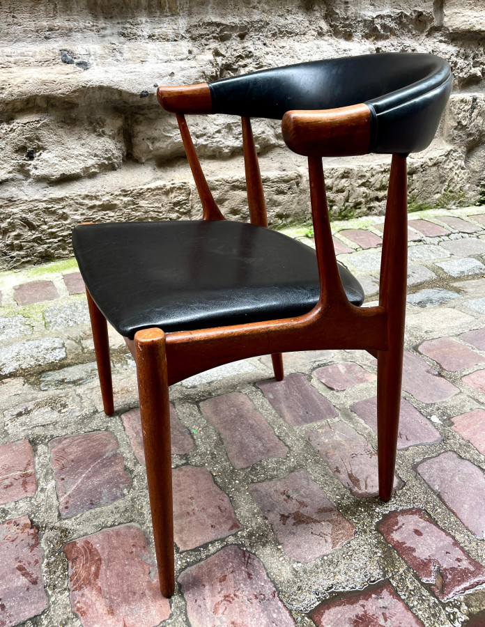 Série de 4 fauteuils scandinaves de Johannes Andersen, 1960