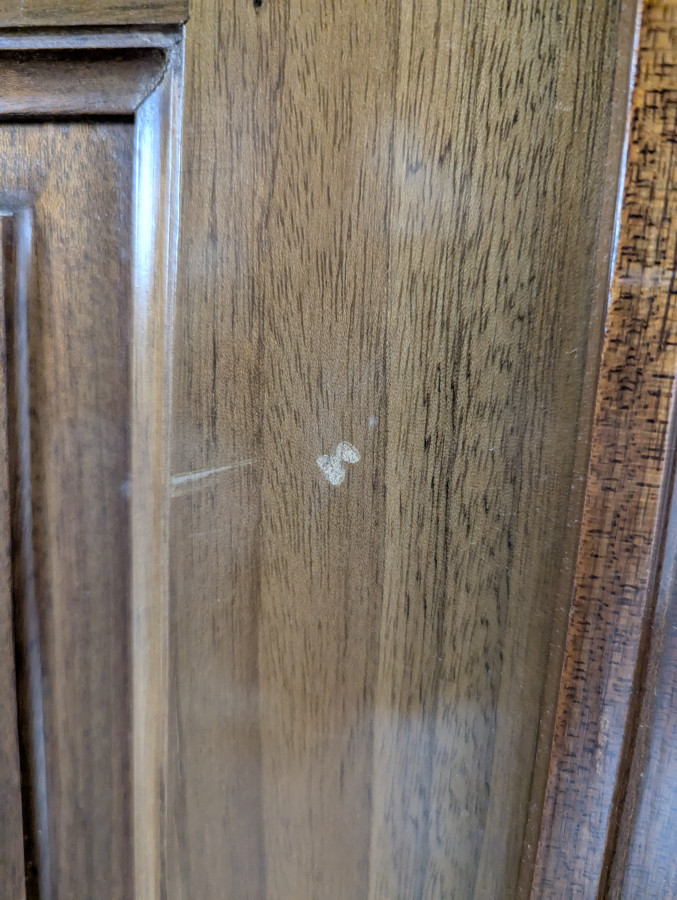 Enfilade en Acajou et marbre brèche