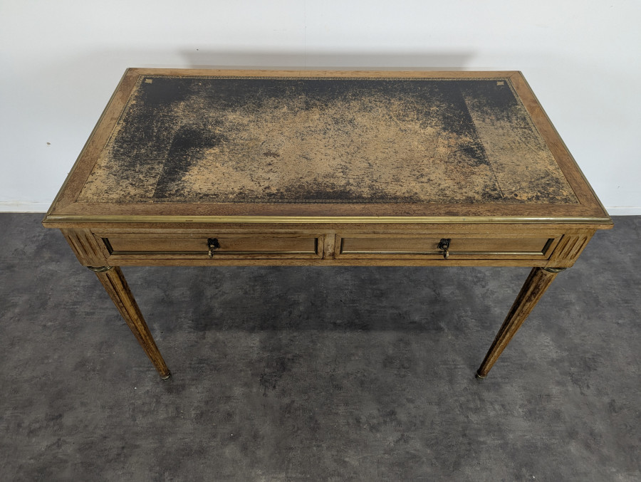 Bureau de style Louis XVI en Acajou fin XIX ème