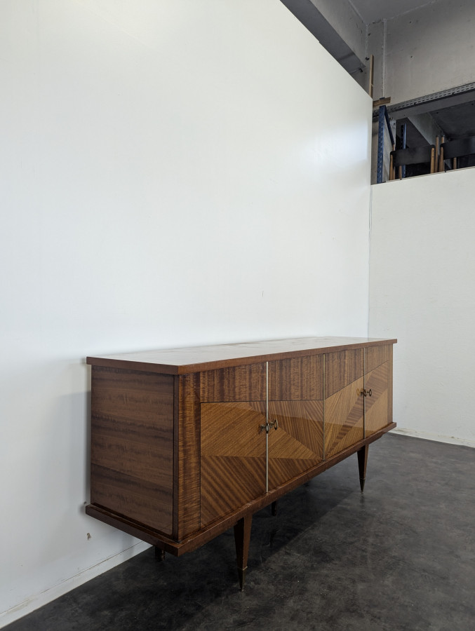 Enfilade des années 60 vernis polyestère