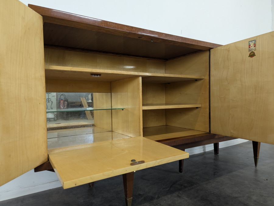 Enfilade des années 60 vernis polyestère