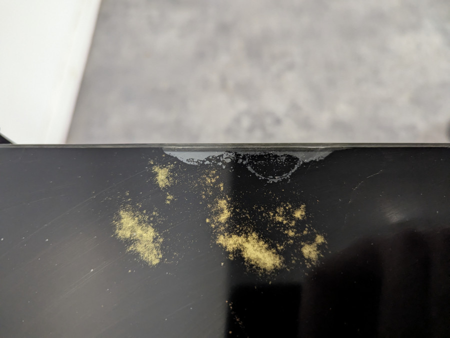 Table basse des années 60 motif constellation