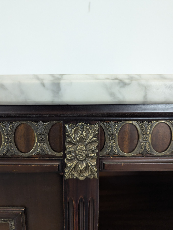 Enfilade de style Louis XVI des années 60 vernis polyestère
