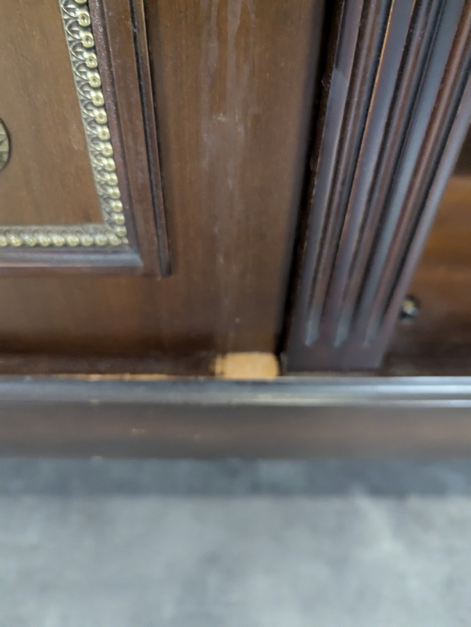 Enfilade de style Louis XVI des années 60 vernis polyestère