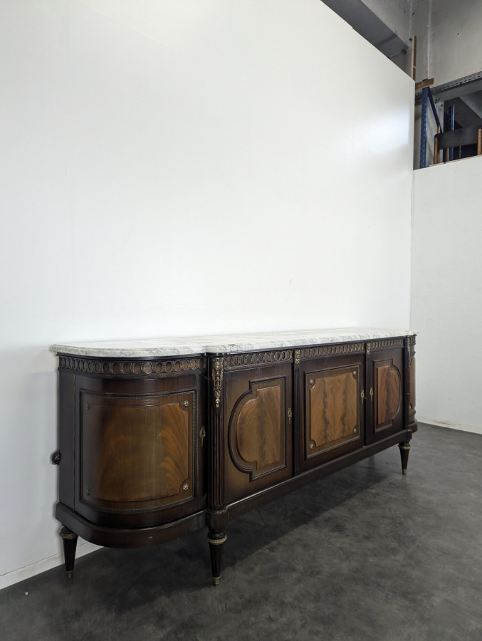 Enfilade de style Louis XVI des années 60 vernis polyestère