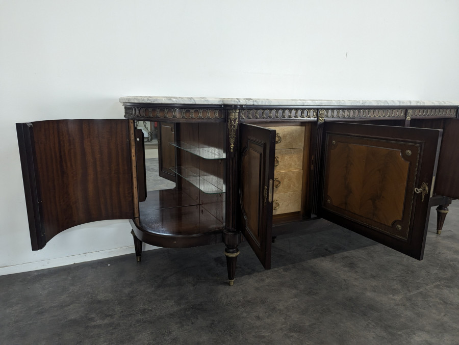 Enfilade de style Louis XVI des années 60 vernis polyestère