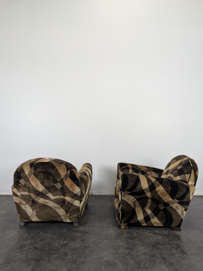 Paire de fauteuils Art Déco