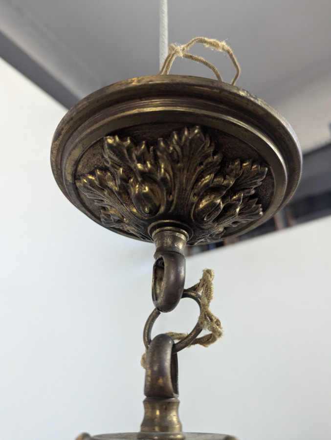 Lanterne à verres bombés en Bronze