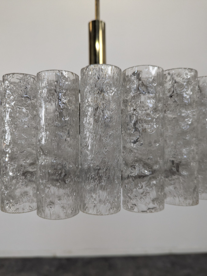Lustre en verre soufflé de Doria Leuchten