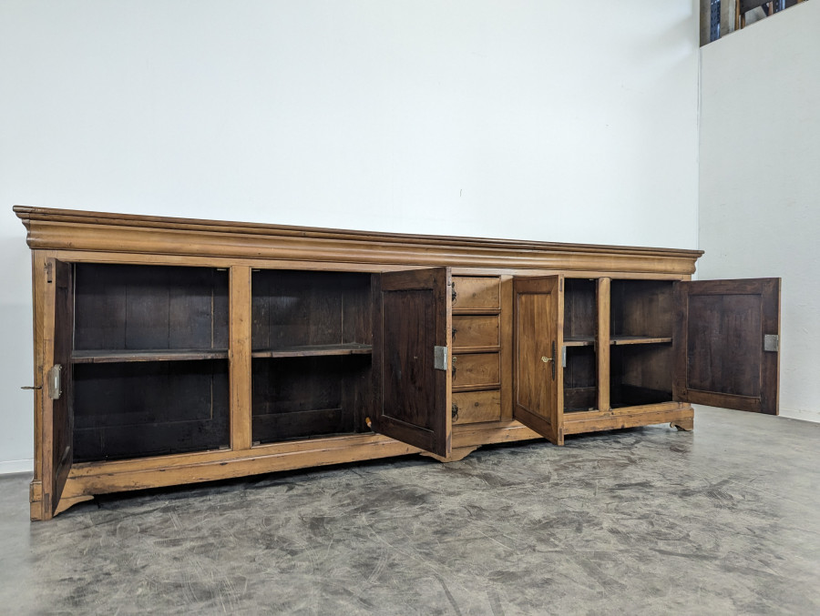 Grande enfilade d'époque Louis Philippe en Merisier
