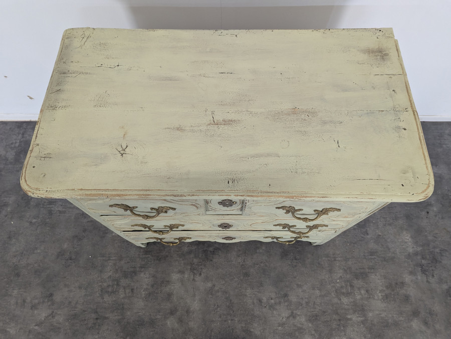Commode d'époque Louis XIV réchampie