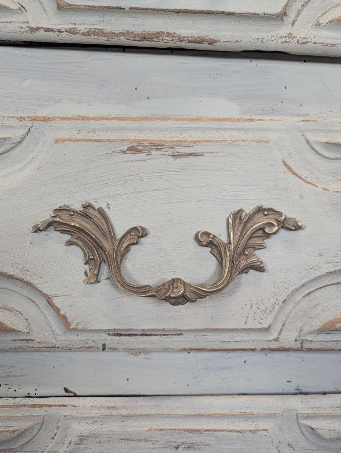 Commode d'époque Louis XIV réchampie