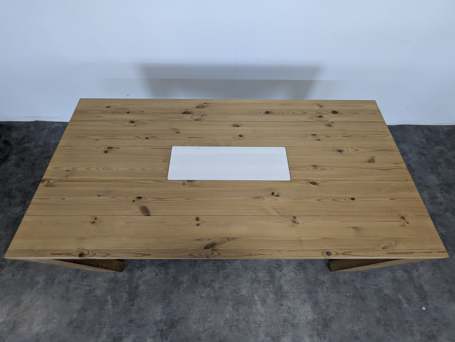 Table de chalet en pin massif