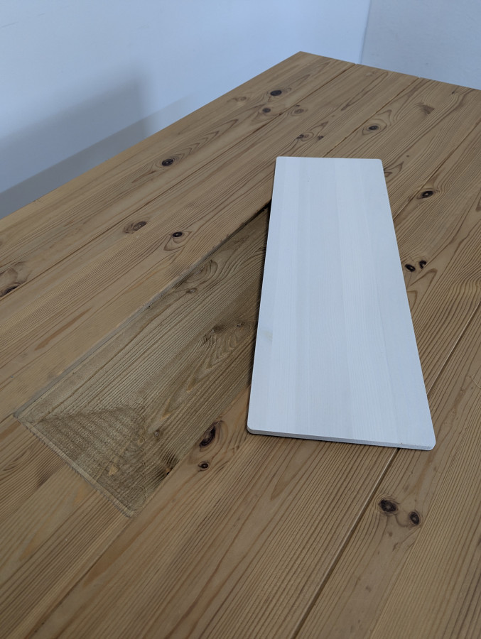 Table de chalet en pin massif