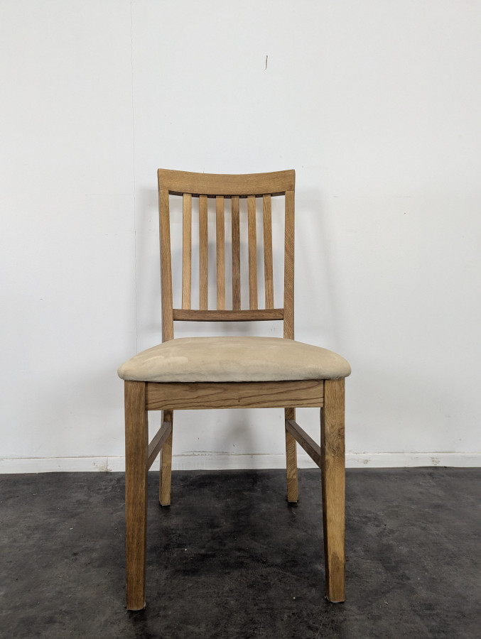 Série de 4 chaises en chêne