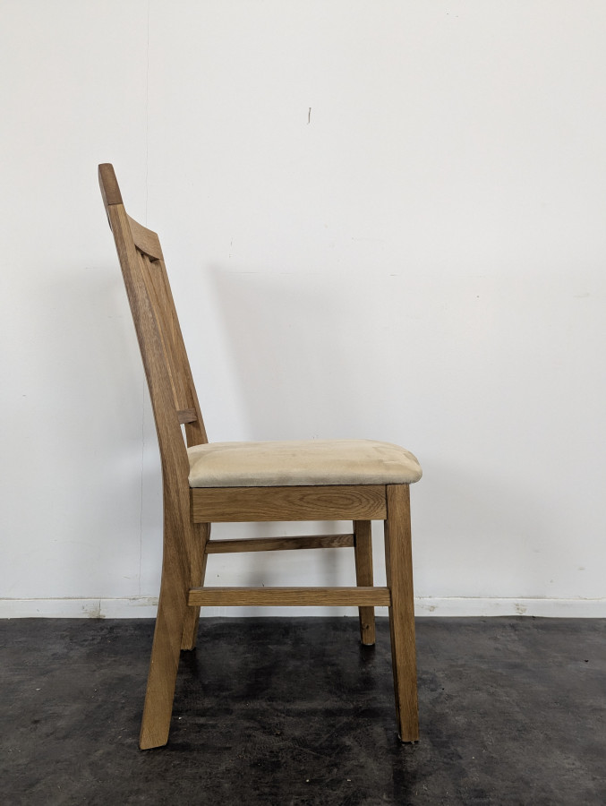 Série de 4 chaises en chêne