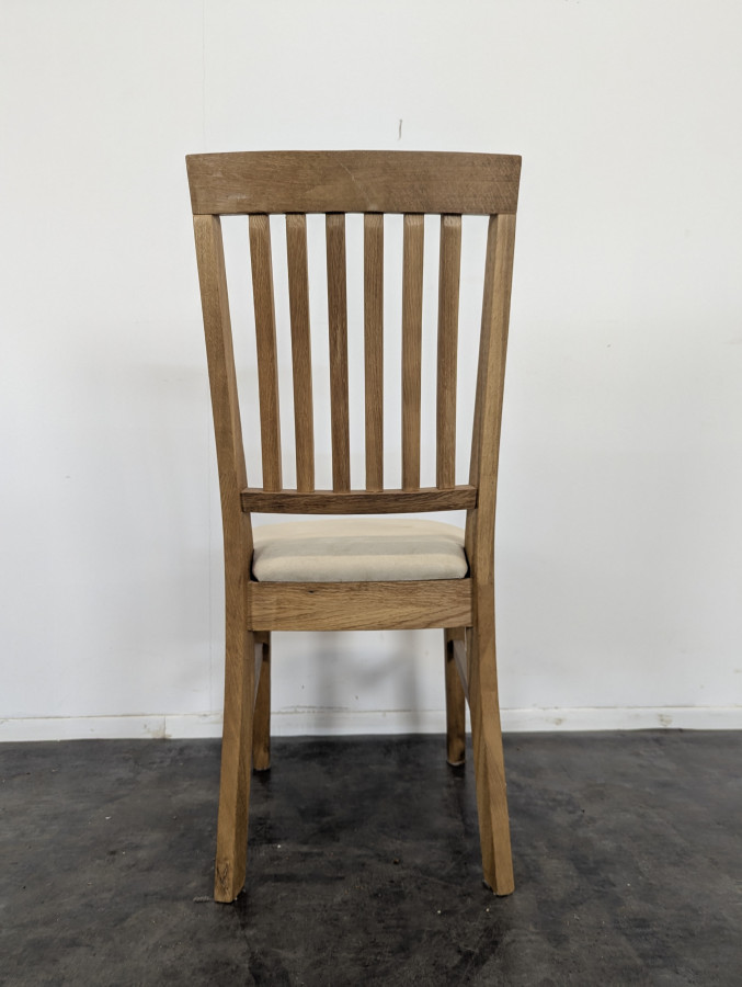 Série de 4 chaises en chêne