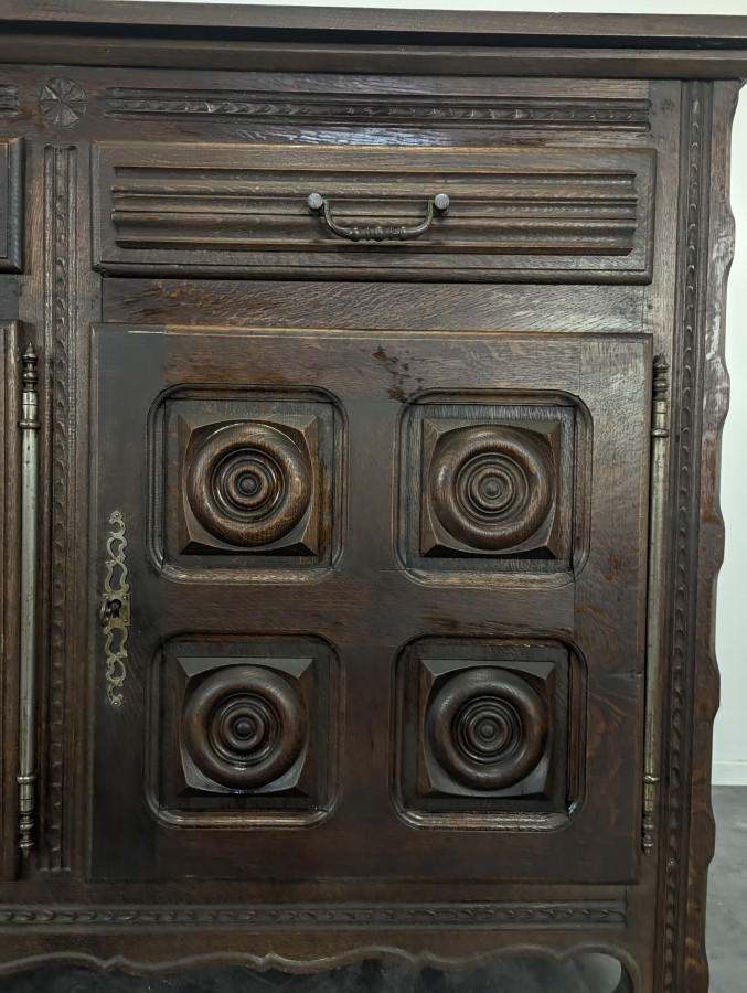 Enfilade à 3 portes brutaliste DLG Dudouyt
