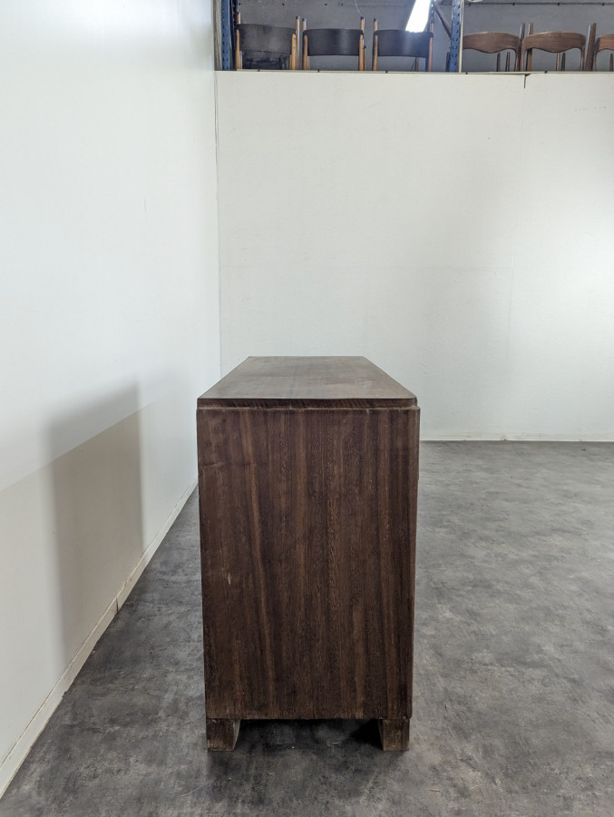 Commode moderniste en Acajou massif