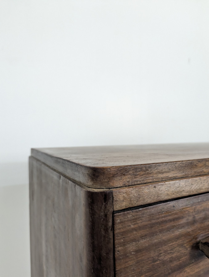 Commode moderniste en Acajou massif