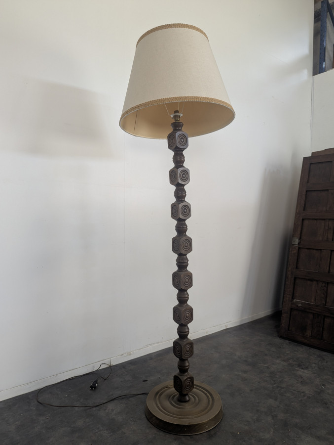 Lampadaire brutaliste DLG Dudouyt