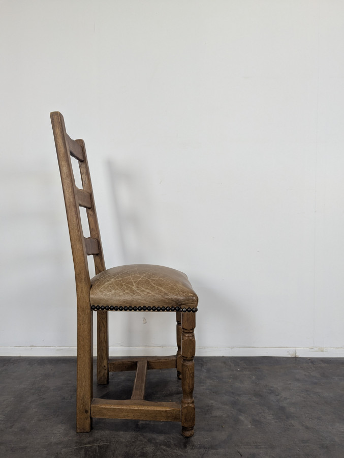 Série de 6 chaises rustiques